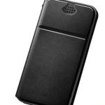 Knygos tipo dėklas dėklai Dux Ducis - UNIVERSAL MODEL C 5,5-6,7 INCHES EVERY SERIES Black