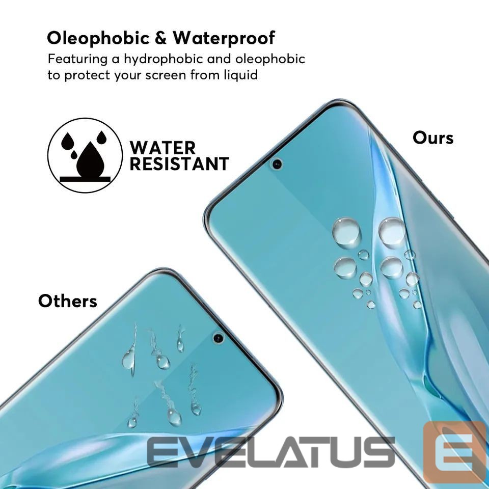 Apsauginiai stiklai Evelatus Huawei P60 PRO 2.5D Full Cover Japan Glue Glass Anti-Static