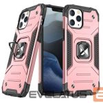 Nugarėlės dėklai Wozinsky Apple iPhone 13 Pro Max Ring Armor Case Kickstand Tough Rugged Pink