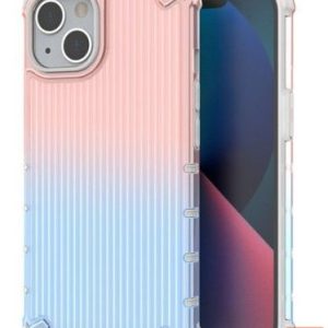 Nugarėlės dėklai iLike Apple iPhone 14 pink and blue armored Protect Case Blue
