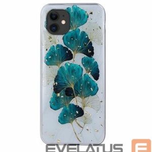 Nugarėlės dėklai iLike Apple Gold Glam case for iPhone 11 leaves