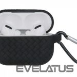 Dėklai ausinėms iLike - Braid case for Airpods / Airpods 2 black