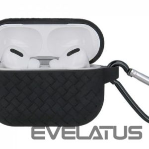 Dėklai ausinėms iLike - Braid case for Airpods / Airpods 2 black