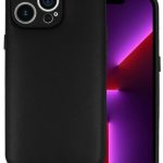 Nugarėlės dėklai iLike Samsung GALAXY A14 4G LEATHER 3D CASE Black