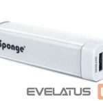 Išorinė baterija Sponge  Power Bank 2600 mAh White