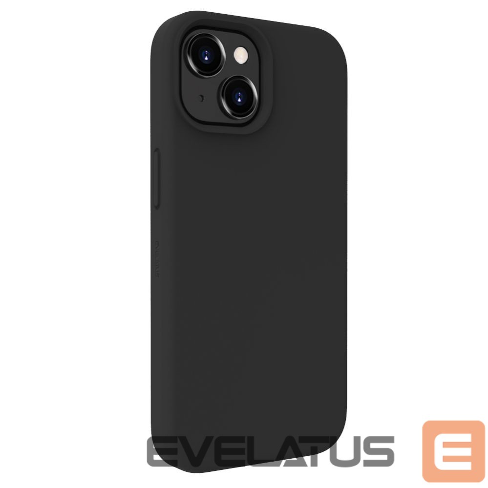 Nugarėlės dėklai Evelatus Apple iPhone 15 Premium Soft Touch Silicone Case Black