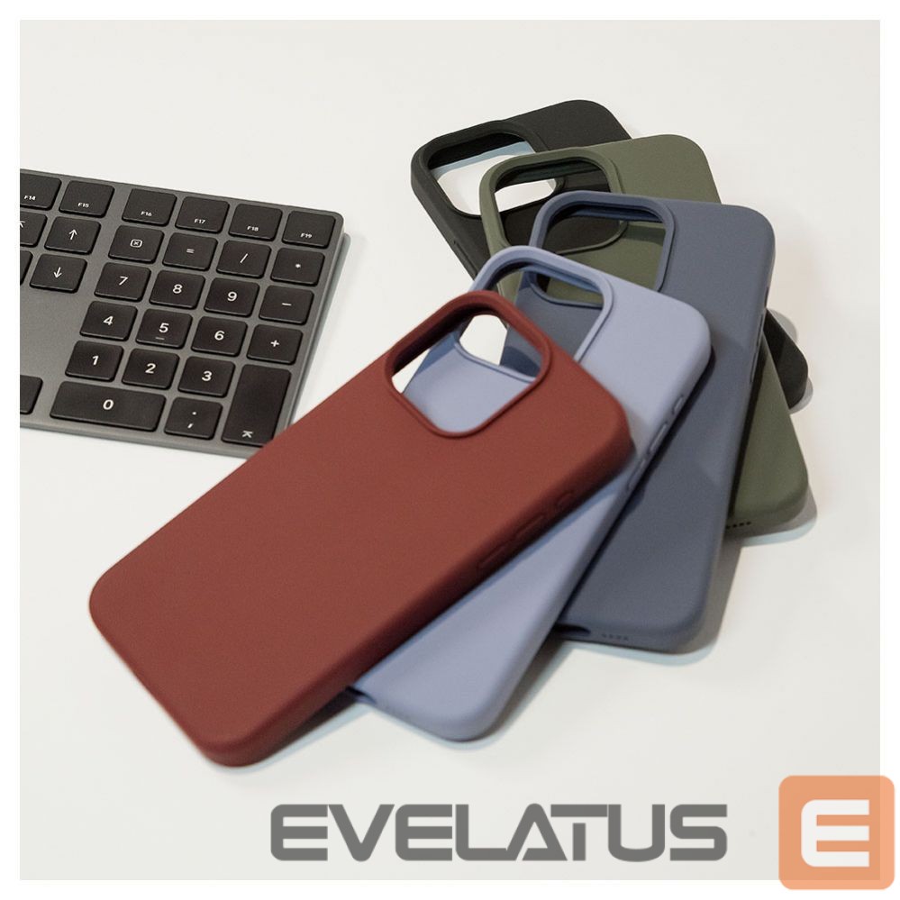 Nugarėlės dėklai Evelatus Apple iPhone 15 Premium Soft Touch Silicone Case Rumored