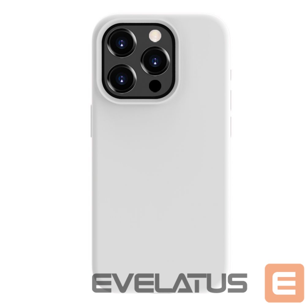 Nugarėlės dėklai Evelatus Apple iPhone 15 Pro Premium Soft Touch Silicone Case White