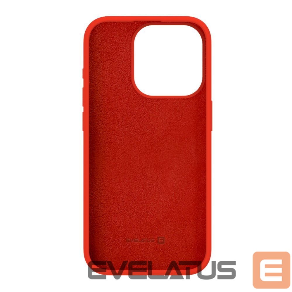 Nugarėlės dėklai Evelatus Apple iPhone 15 Pro Premium Soft Touch Silicone Case Red
