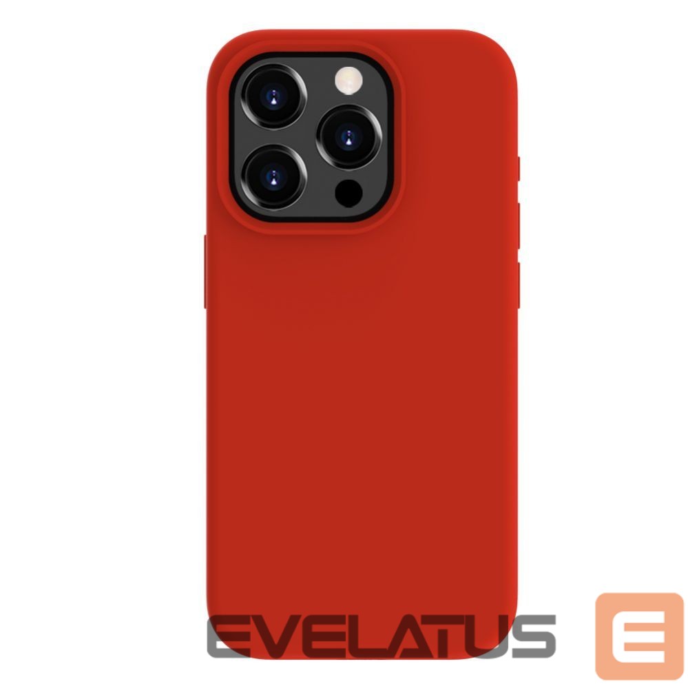 Nugarėlės dėklai Evelatus Apple iPhone 15 Pro Premium Soft Touch Silicone Case Red