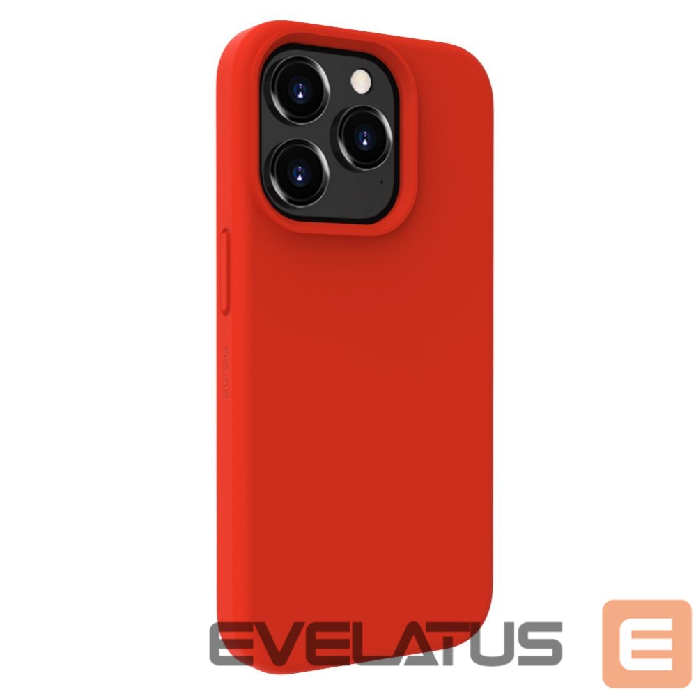 Nugarėlės dėklai Evelatus Apple iPhone 15 Pro Premium Soft Touch Silicone Case Red