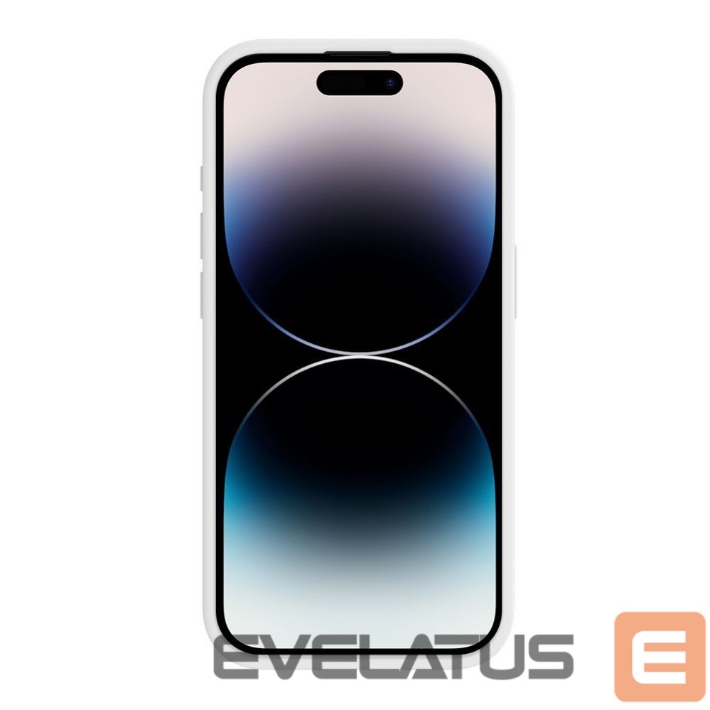 Nugarėlės dėklai Evelatus Apple iPhone 15 Pro Max Premium Soft Touch Silicone Case White