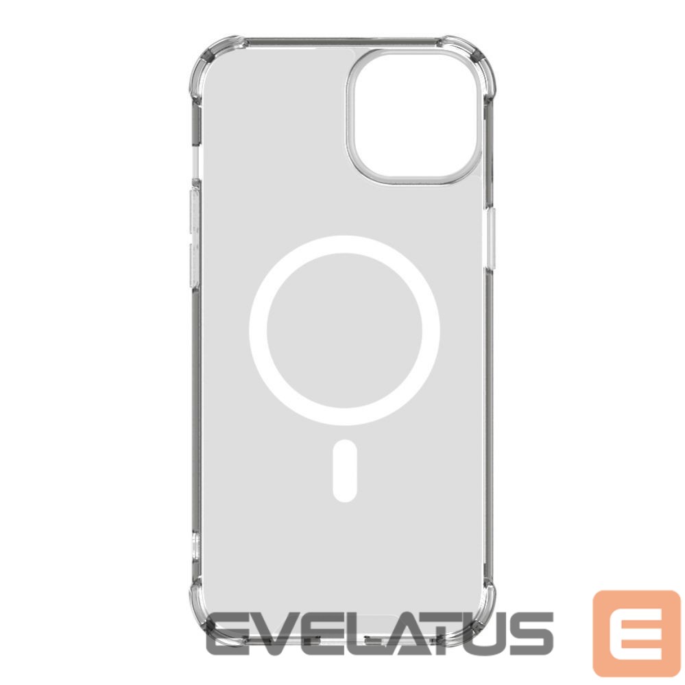 Nugarėlės dėklai Evelatus Apple iPhone 15 Plus Shockproof case with Magsafe Transparent