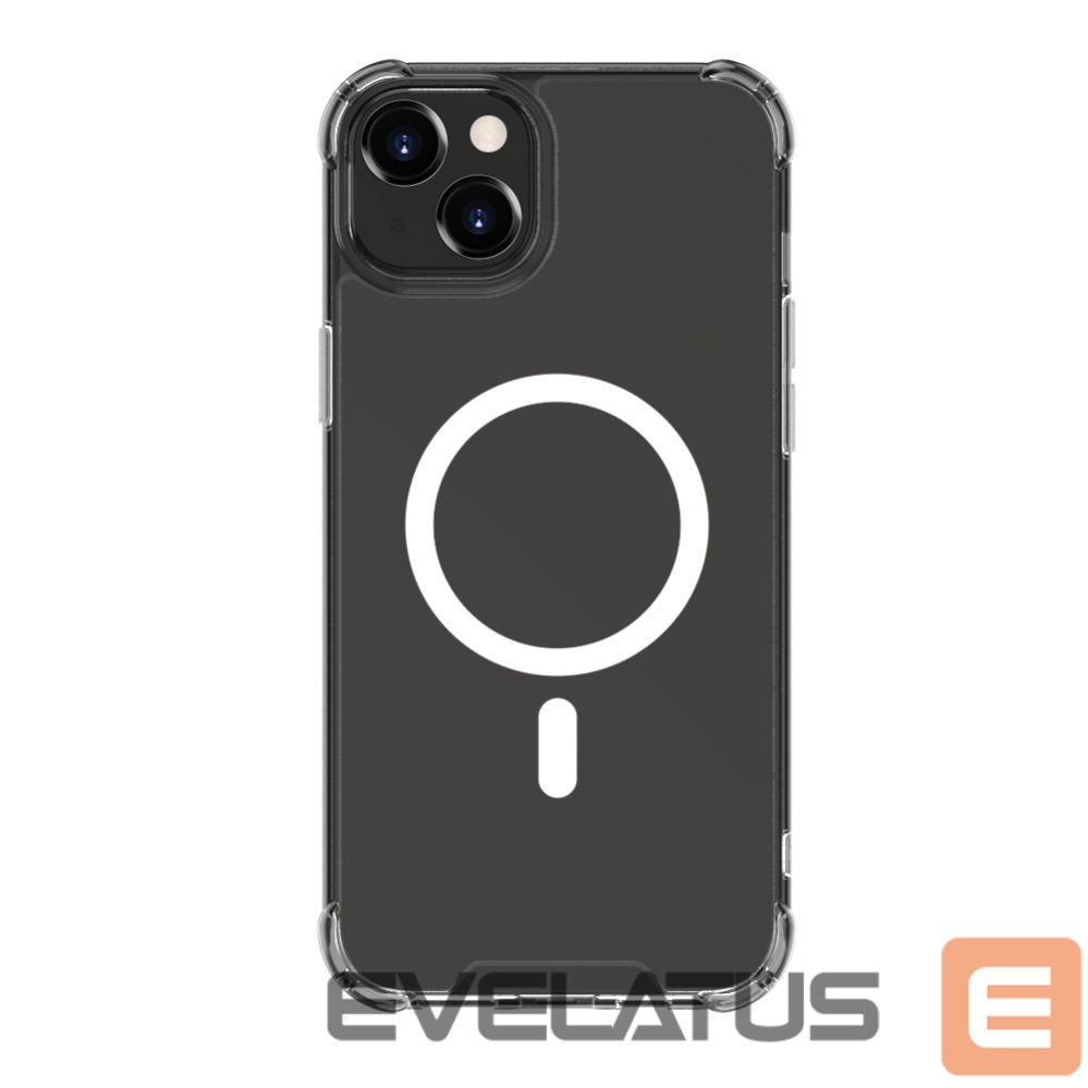 Nugarėlės dėklai Evelatus Apple iPhone 15 Plus Shockproof case with Magsafe Transparent