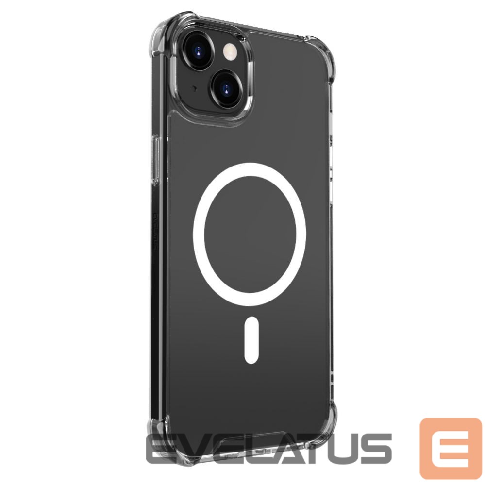 Nugarėlės dėklai Evelatus Apple iPhone 15 Plus Shockproof case with Magsafe Transparent