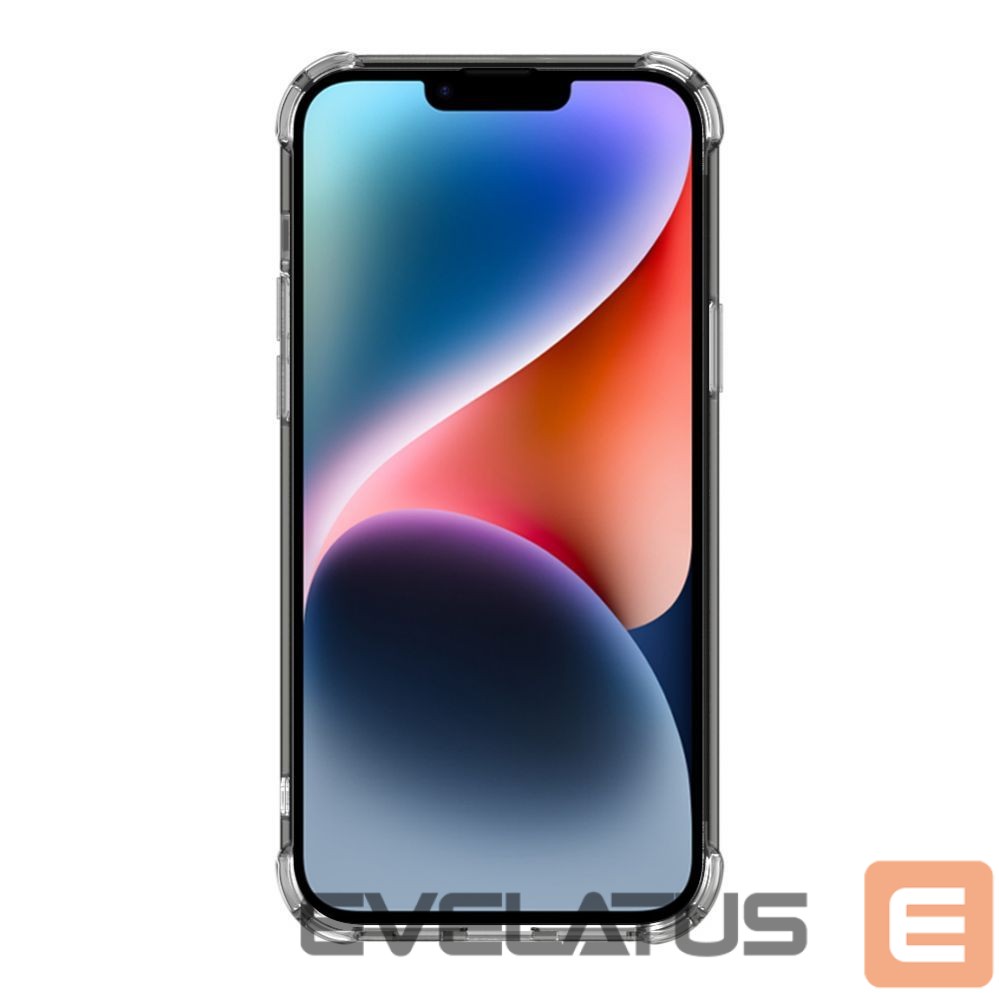 Nugarėlės dėklai Evelatus Apple iPhone 15 Plus Shockproof case with Magsafe Transparent