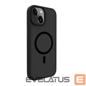 Nugarėlės dėklai Evelatus Apple iPhone 15 Plus Hybird Case With Magsafe PC+TPU Black