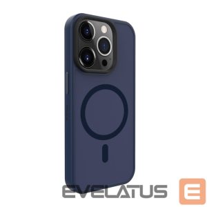 Nugarėlės dėklai Evelatus Apple iPhone 15 Pro Max Hybird Case With Magsafe PC+TPU Dark Blue