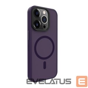 Nugarėlės dėklai Evelatus Apple iPhone 15 Pro Max Hybird Case With Magsafe PC+TPU Deep Purple