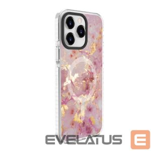 Nugarėlės dėklai Evelatus Apple iPhone 15 Pro Max PC+TPU With MagSafe Customized Print Pink