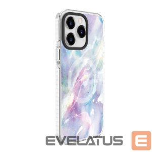 Nugarėlės dėklai Evelatus Apple iPhone 15 Pro Max PC+TPU With MagSafe Customized Print Purple
