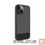 Nugarėlės dėklai Evelatus Apple iPhone 15 Plactic Leather Magsafe Back Cover Gray