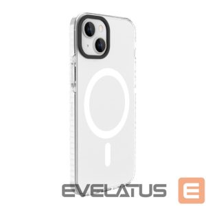 Nugarėlės dėklai Evelatus Apple iPhone 15 Plus Clear Case PC+TPU With MagSafe Transparent