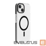 Nugarėlės dėklai Evelatus Apple iPhone 15 Plus Clear Case PC+TPU With MagSafe Transparent Black