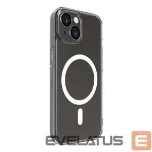 Nugarėlės dėklai Evelatus Apple iPhone 15 Clear Case With MagSafe and Camera Protection Transparent