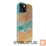 Nugarėlės dėklai Evelatus Apple iPhone 15 PC Customized Print Design Marble Gold