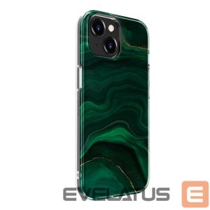 Nugarėlės dėklai Evelatus Apple iPhone 15 Plus PC Customized Print Design Marble Green