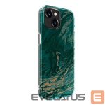 Nugarėlės dėklai Evelatus Apple iPhone 15 Plus PC Customized Print Design Marble Turquoise