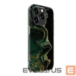 Nugarėlės dėklai Evelatus Apple iPhone 15 Pro PC Customized Print Design Marble Dark Green