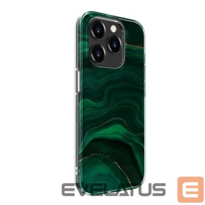 Nugarėlės dėklai Evelatus Apple iPhone 15 Pro Max PC Customized Print Design Marble Green