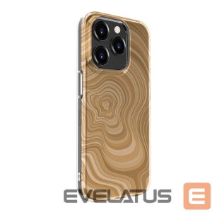 Nugarėlės dėklai Evelatus Apple iPhone 15 Pro Max PC Customized Print Design Desert Gold