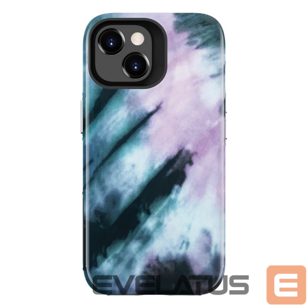 Nugarėlės dėklai Evelatus Apple iPhone 15 Armor case TPU+PC Customized Print Design Blue Pink