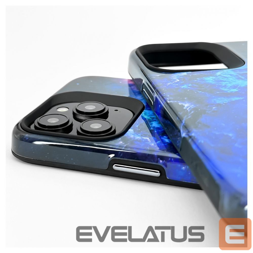Nugarėlės dėklai Evelatus Apple iPhone 15 Pro Armor case TPU+PC Customized Print Design Galaxy