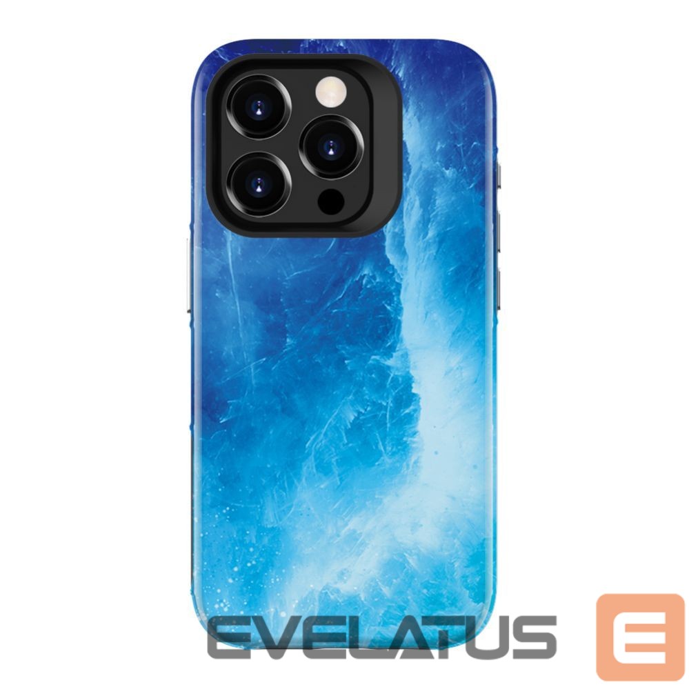 Nugarėlės dėklai Evelatus Apple iPhone 15 Pro Max Armor case TPU+PC Customized Print Design Galaxy Blue