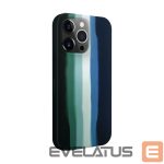 Nugarėlės dėklai Evelatus Apple iPhone 15 Pro Max Silicone case Multi-Colored Green