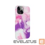 Nugarėlės dėklai Evelatus Apple iPhone 15 Plus Premium Silicone case Customized Print Purple