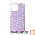Nugarėlės dėklai iLike Apple iPhone 14 Silicone case Shine Transparent Violet