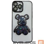 Nugarėlės dėklai iLike Apple iPhone 14 Pro Silicone Case Print Desire Bear Black