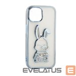 Nugarėlės dėklai iLike Apple iPhone 11 Silicone Case Print Desire Rabbit Blue