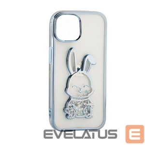 Nugarėlės dėklai iLike Apple iPhone 11 Silicone Case Print Desire Rabbit Blue