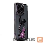 Nugarėlės dėklai iLike Apple iPhone 15 Pro Max Silicone Case Print Desire Rabbit Purple