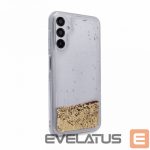 Nugarėlės dėklai iLike Samsung Galaxy A14 5G Silicone Case Water Glitter Gold