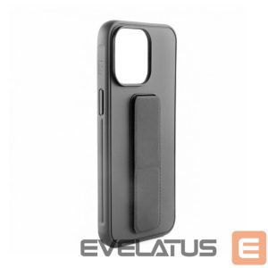 Nugarėlės dėklai iLike Apple iPhone 15 Silicone Case with stand Black