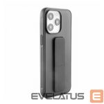 Nugarėlės dėklai iLike Apple iPhone 15 Pro Max Silicone Case with stand Black