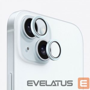 Apsauginiai stiklai Evelatus Apple iPhone 15 Camera Lens Protector Armor Blue