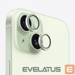 Apsauginiai stiklai Evelatus Apple iPhone 15 Camera Lens Protector Armor Green